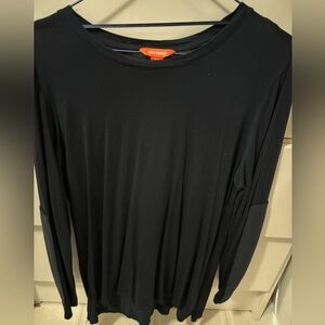 Long sleeve navy blue tee